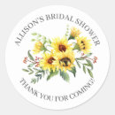 Search for sunflower thank you stickers Elegant