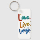 Search for live laugh love key rings Happiness