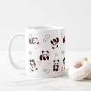 Search for panda heart mugs Pandas