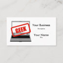 Search for computer geeks business cards Technician