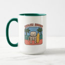 Search for surfing skeleton mugs Palm trees