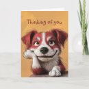 Search for cute animal thinking of you cards Puppy