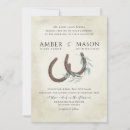 Search for horse shoe wedding invitations Horseshoes