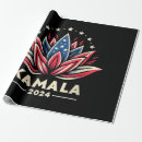 Search for presidential wrapping paper Democrat