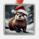 Search for otter christmas tree decorations Festive
