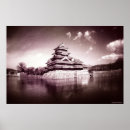 Search for black and white castle posters Japan
