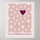 Search for heart abstract posters Geometric