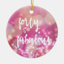 Search for 40th birthday christmas tree decorations Forty