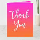 Search for orange thank you cards Modern