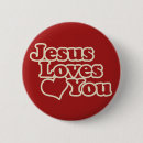 Search for jesus loves you badges Lord