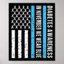Search for diabetes posters Blue