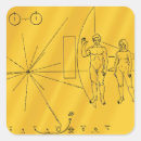 Search for probed stickers Outer space