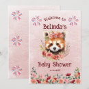 Search for red panda invitations Cute
