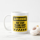 Search for warning mugs Yellow