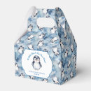 Search for penguin favour boxes Winter baby shower