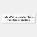Search for honour student bumper stickers Cat