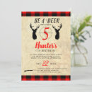 Search for deer hunting birthday invitations Rustic