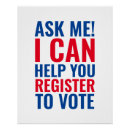 Search for voting posters Red white and blue