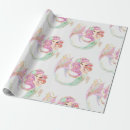 Search for little mermaids wrapping paper Under the sea