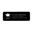 Search for black graduation return address labels Script