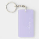 Search for purple rectangular key rings Girly