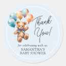 Search for blue and brown baby shower stickers For kids