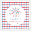 Search for firework stickers July 4th