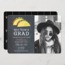 Search for taco bout a graduation invitations Chalkboard