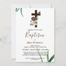 Search for unique christening invitations Floral