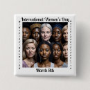 Search for international womens day badges March 8th