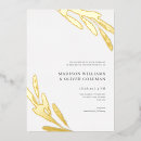 Search for olive leaf wedding invitations Simple