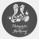 Search for seahorse wedding stickers Coastal
