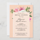 Search for pink white bridal shower invitations Elegant
