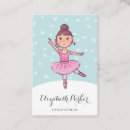 Search for dance business cards Ballerina