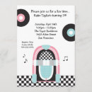 Search for sock hop birthday invitations 50's