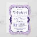 Search for white damask pattern invitations Vintage