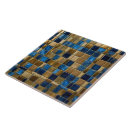 Search for blue mosaic tiles Gold