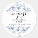 Search for 50th anniversary envelope seals Floral