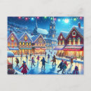 Search for village scene postcards Winter