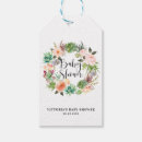Search for floral gift tags Baby shower