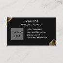 Search for front and back business cards Company
