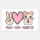 Search for hamster lovers stickers Rodent