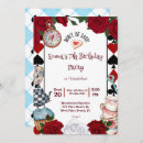 Search for late birthday invitations Mad hatter