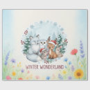 Search for woodland fox wrapping paper Cute animals