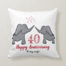 Search for ruby red cushions 40th