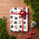 Search for black santa claus wrapping paper Pattern