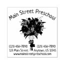 Search for children rubber stamps Flowers