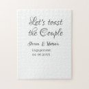 Search for engagement puzzles Engagement party name date