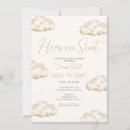 Search for heaven sent baby shower invitations Cloud