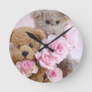 Search for teddy bear clocks Flowers